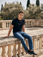 Jean Slim Bootcut Azul Medio