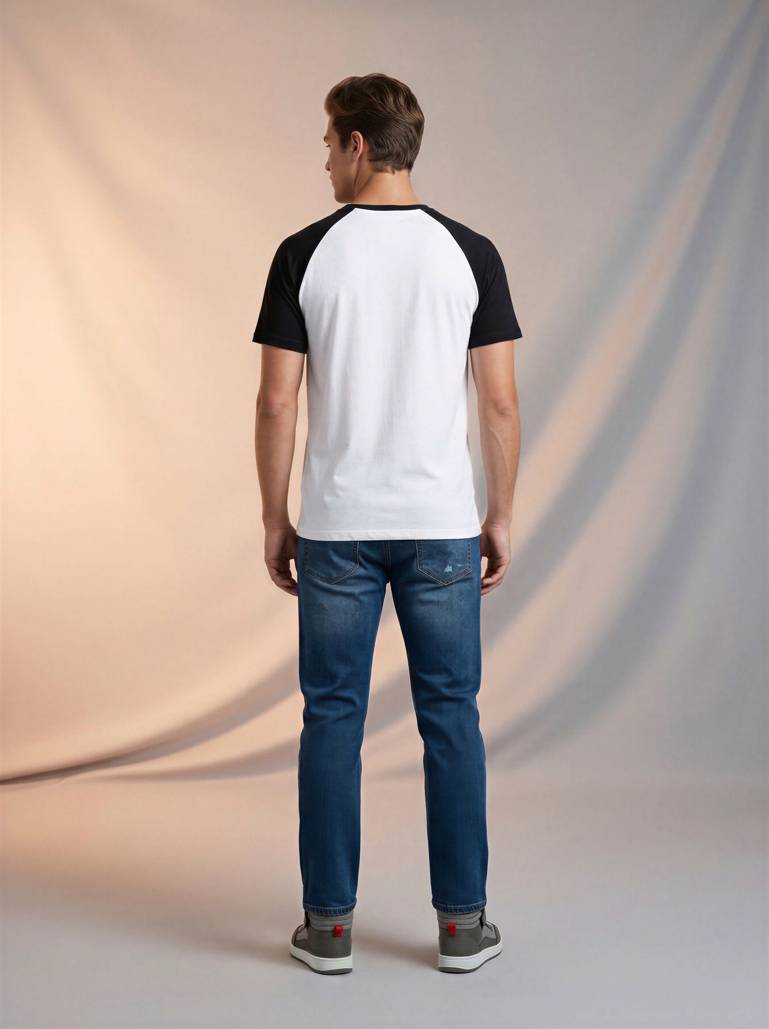 Jean Slim Fit Azul Medio con Rotos