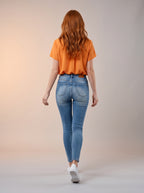 Jean Skinny Ajustad Azul Ice MON-3002