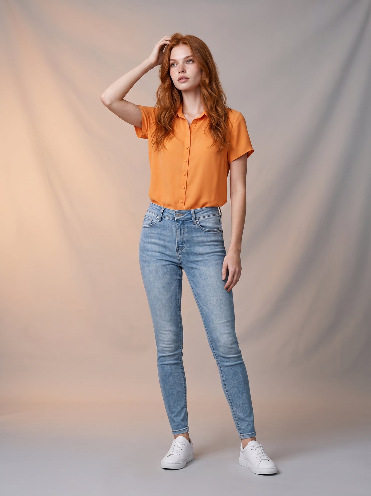 Jean Skinny Ajustad Azul Ice MON-3002