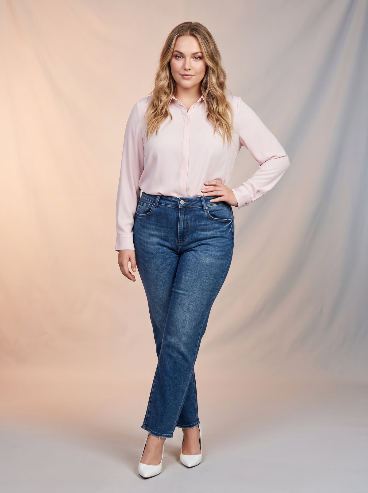 Jean Wide Leg Azul Índigo DE-649