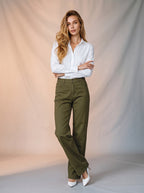 Jean Recto de Gabardina Varios Colores