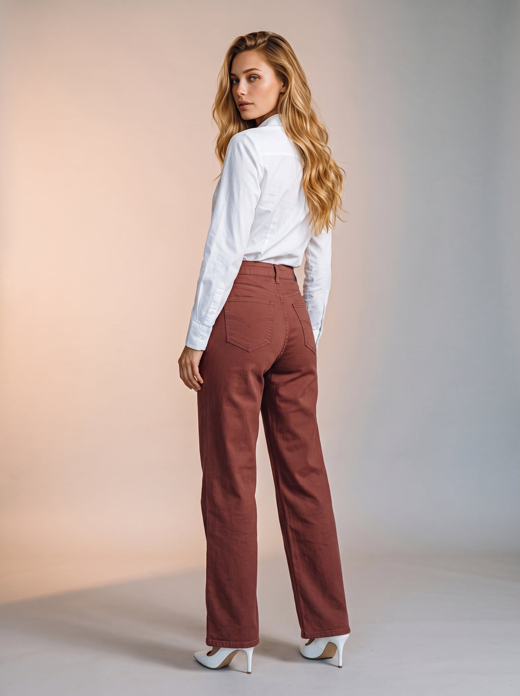 Jean Recto de Gabardina Varios Colores