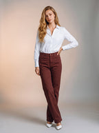 Jean Recto de Gabardina Varios Colores