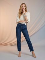 Jean Mom Fit – Azul Marino