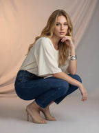 Jean Mom Fit – Azul Marino