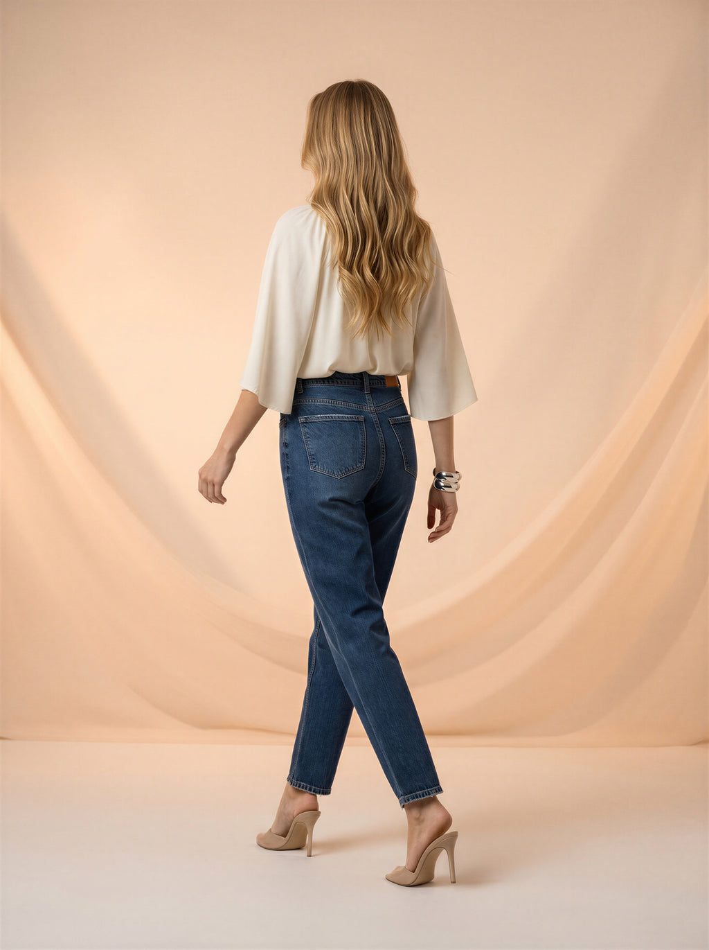 Jean Mom Fit – Azul Marino