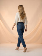 Jean Mom Fit – Azul Marino