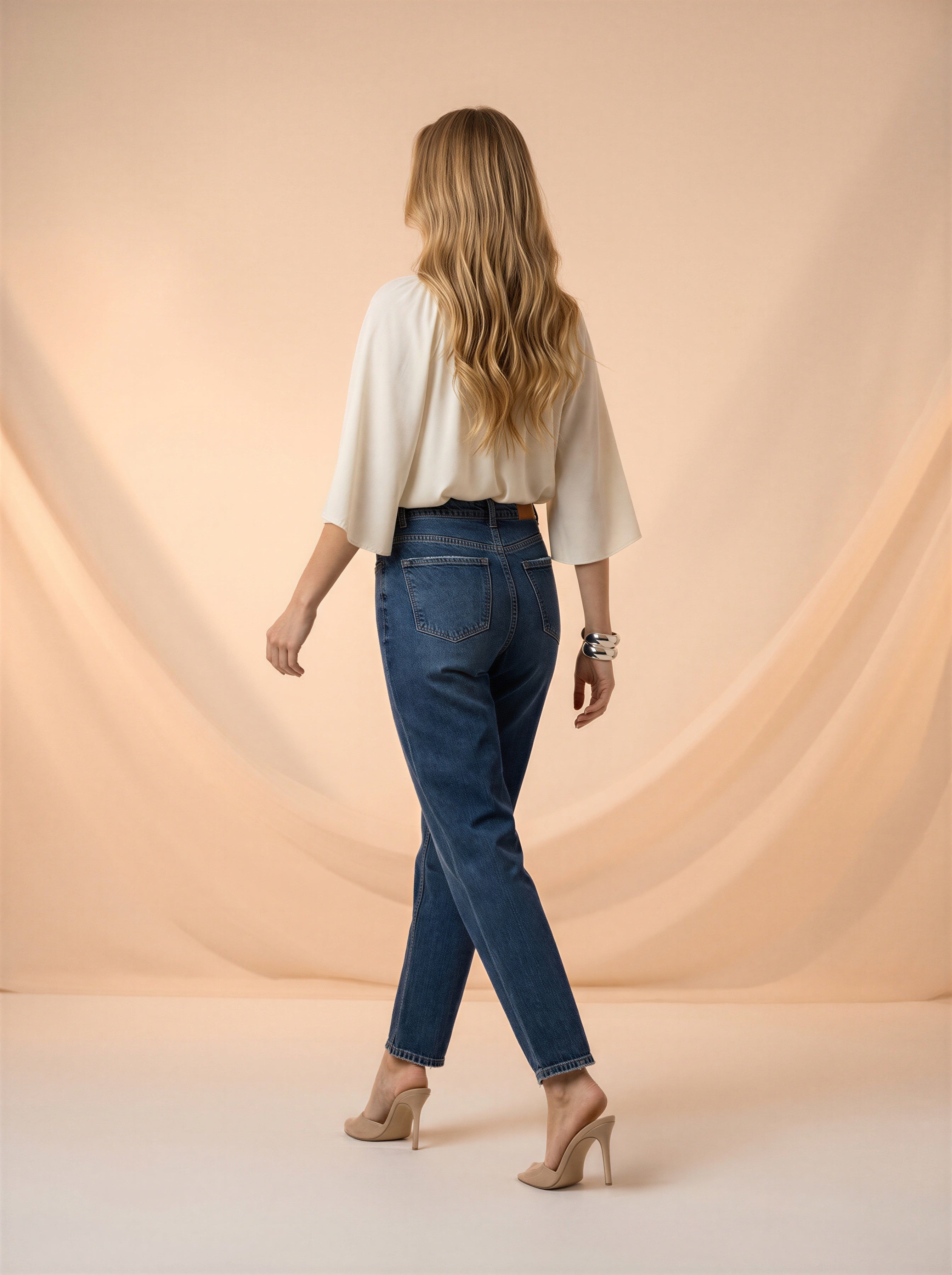 Jean Mom Fit – Azul Marino