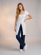 Wide Leg Azul Oscuro