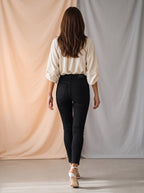 Jean Skinny Ajustado Negro ES-2940