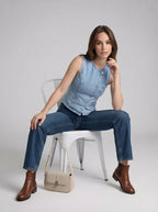 Jean Mom Fit – Azul Índigo