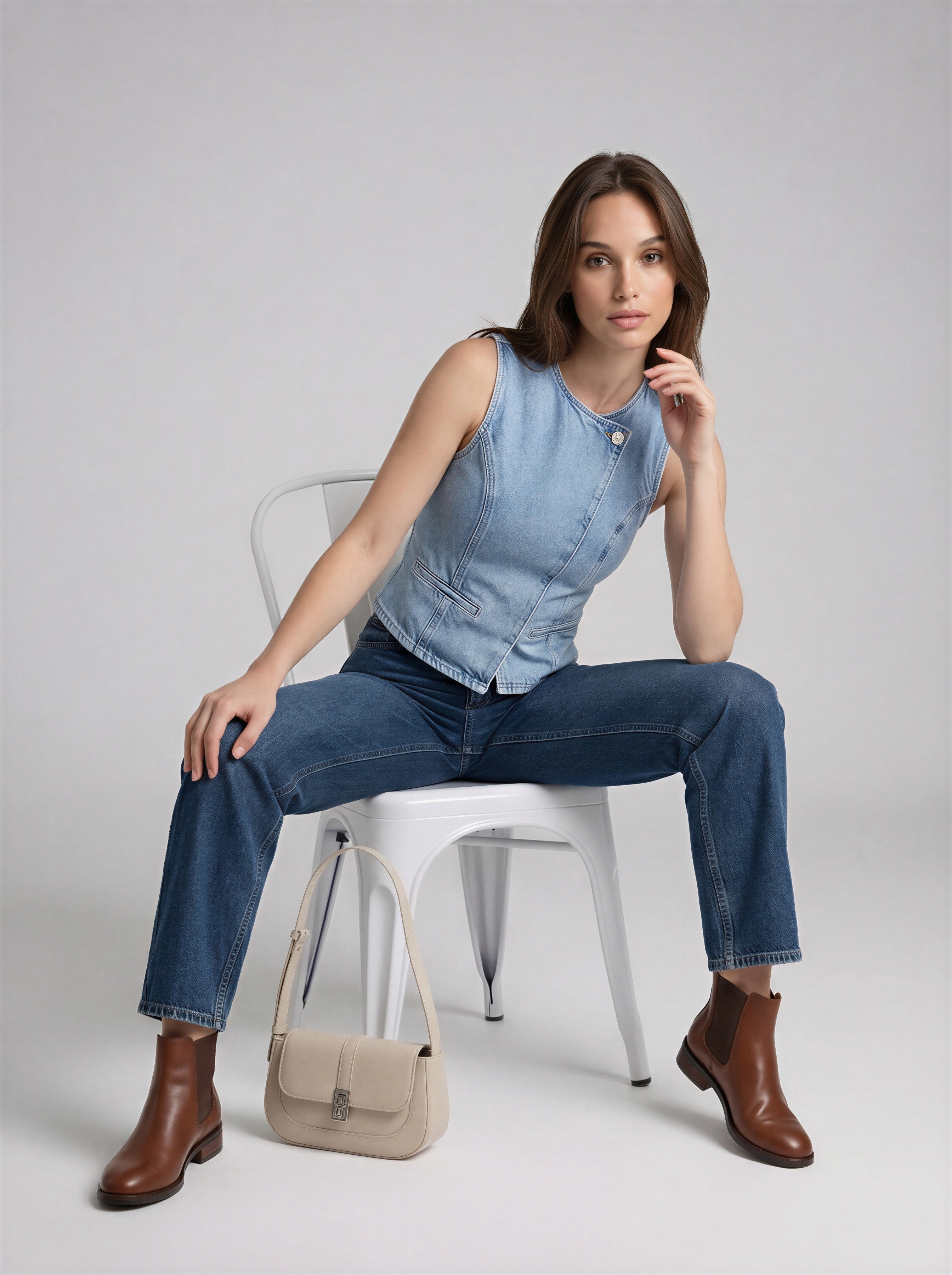 Jean Mom Fit – Azul Índigo