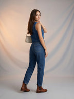 Jean Mom Fit – Azul Índigo