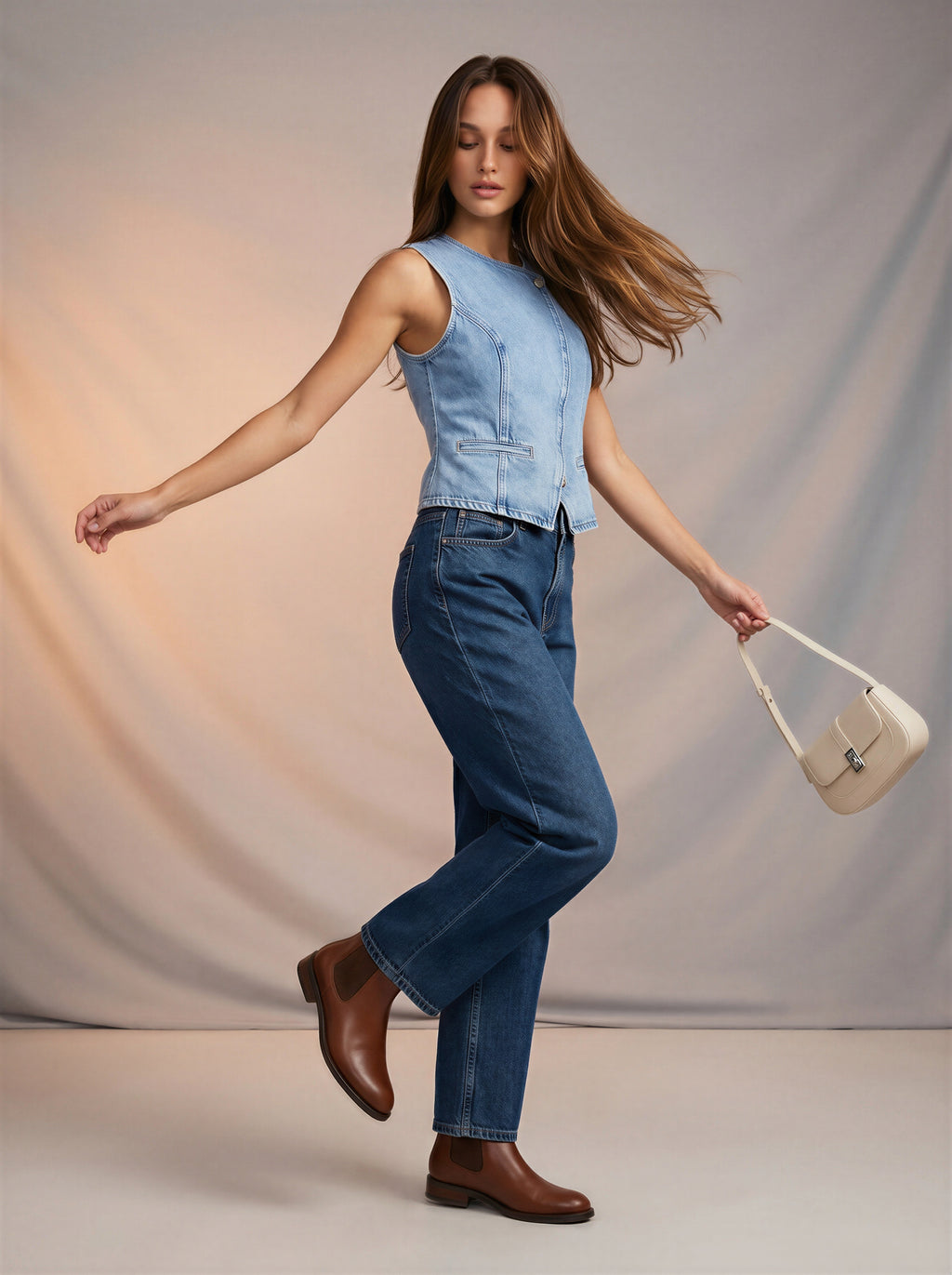 Jean Mom Fit – Azul Índigo