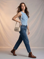 Jean Mom Fit – Azul Índigo