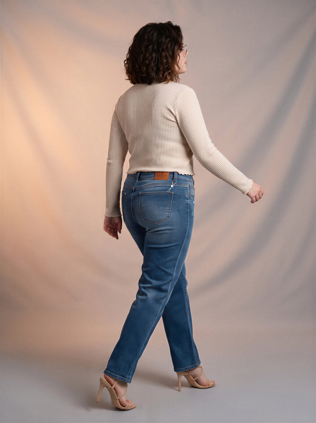 Jean Plus Recto Azul Medio DE-532P