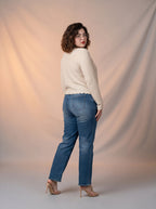 Jean Plus Recto Azul Medio DE-532P