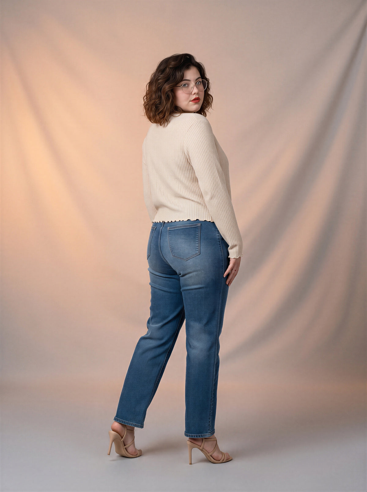 Jean Plus Recto Azul Medio DE-532P