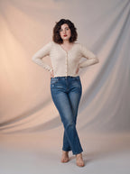 Jean Plus Recto Azul Medio DE-532P