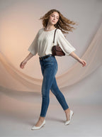 Jean Skinny con Cinto – Azul Medio