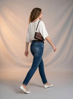 Jean Skinny con Cinto – Azul Medio