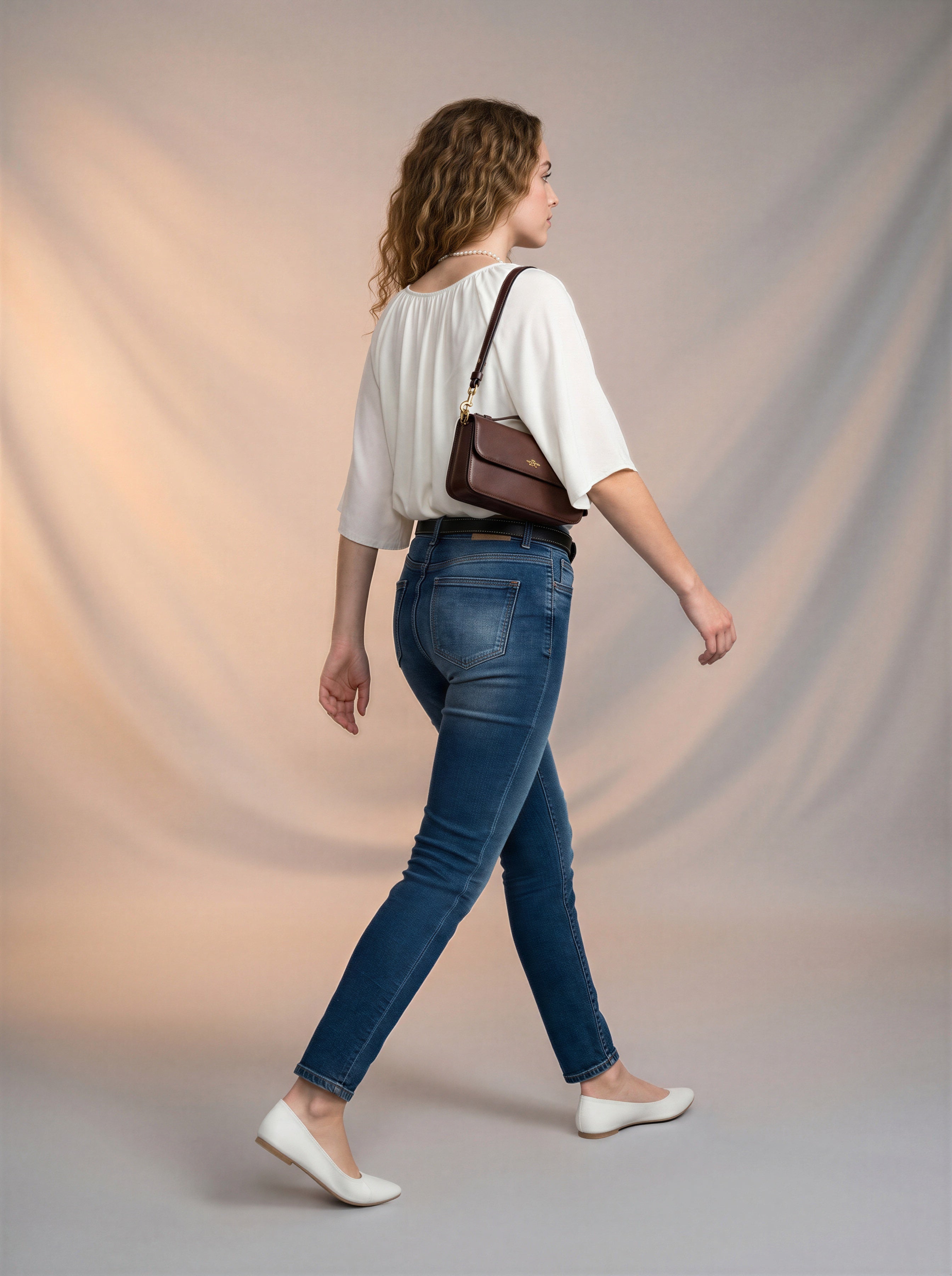 Jean Skinny con Cinto – Azul Medio