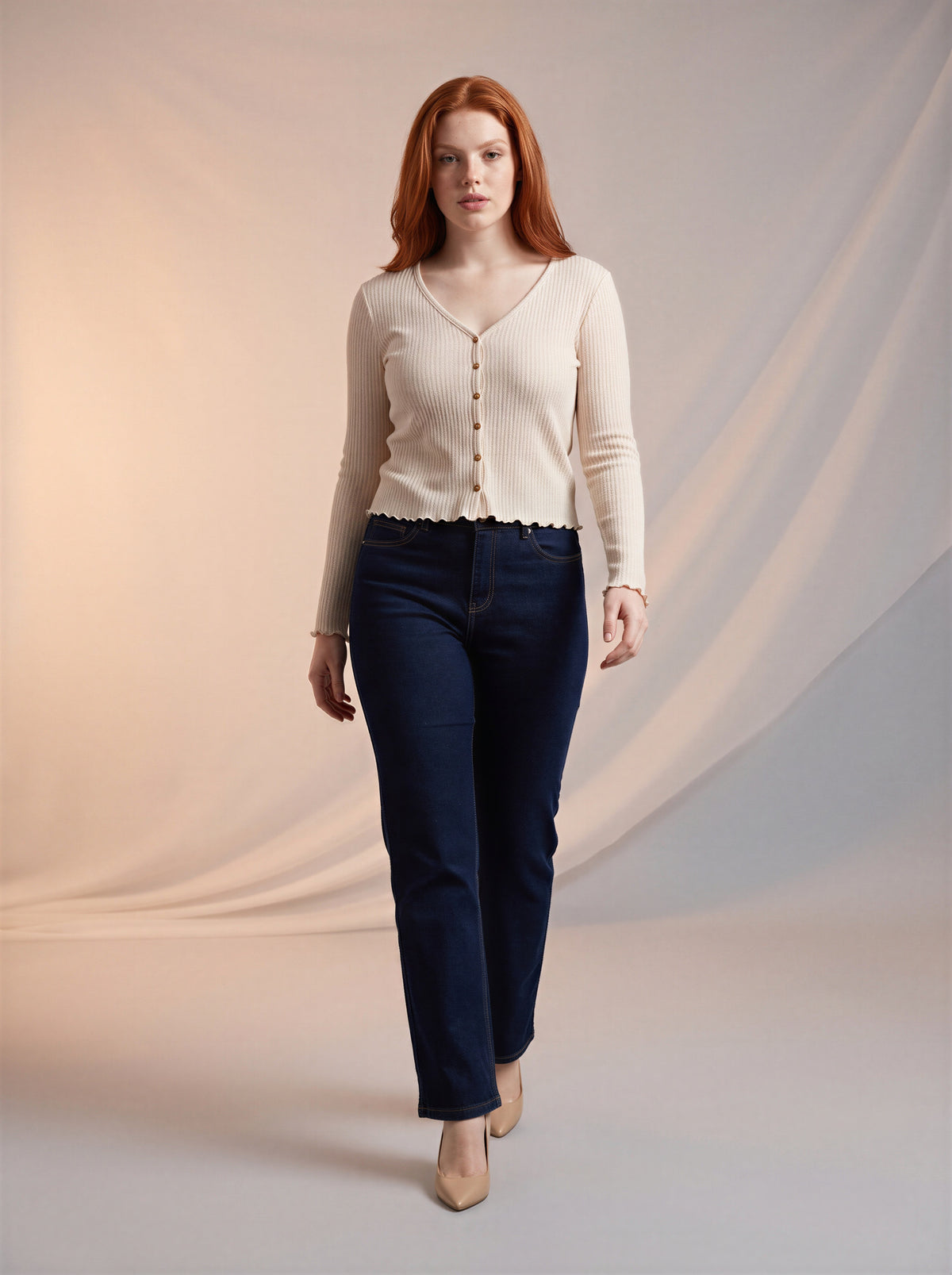 Jean Plus Recto Azul Dark MON-3991P