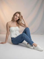 Jean Mom Fit – Azul Medio