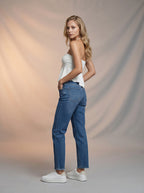 Jean Mom Fit – Azul Medio