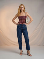 Jean Mom Fit – Azul Dark