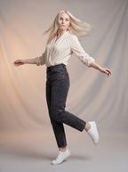 Jean Mom Fit – Gris