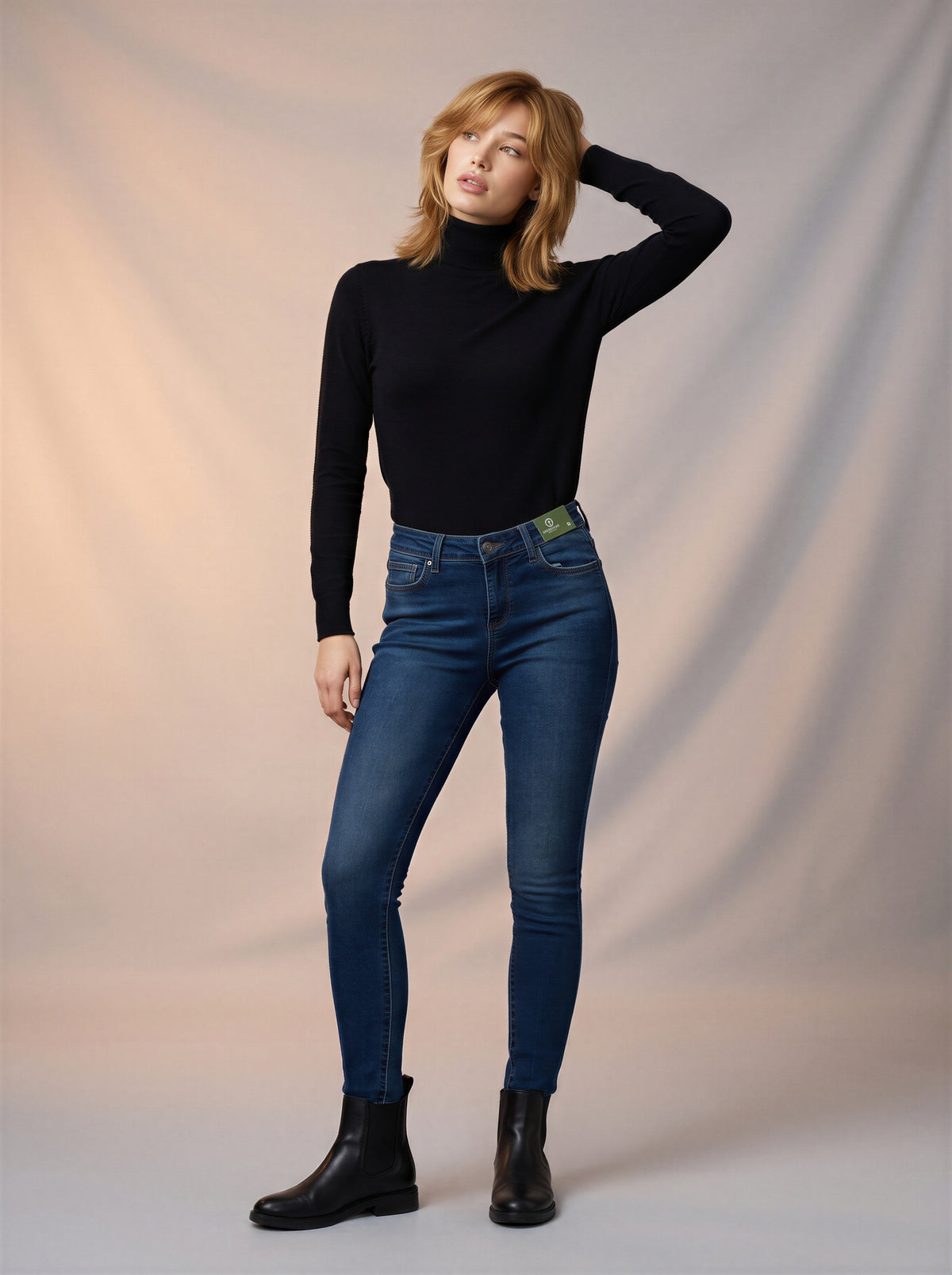 Jean Skinny Azul Medio