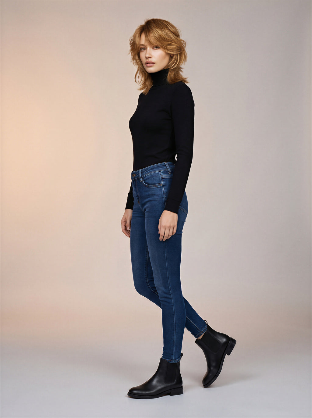 Jean Skinny Azul Medio