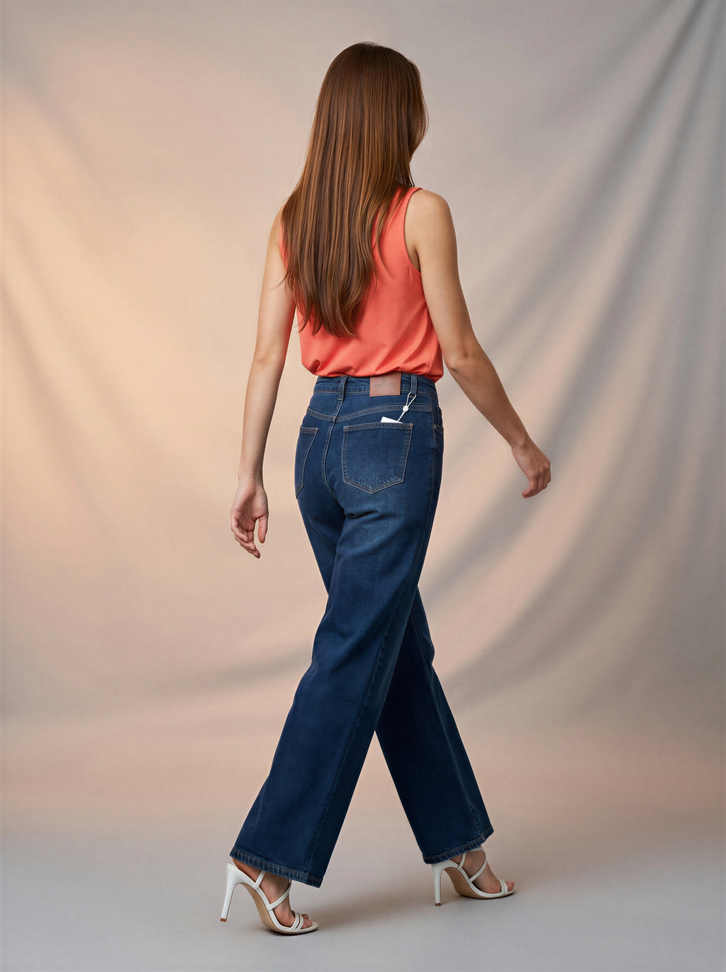 Wide Leg Azul Marino