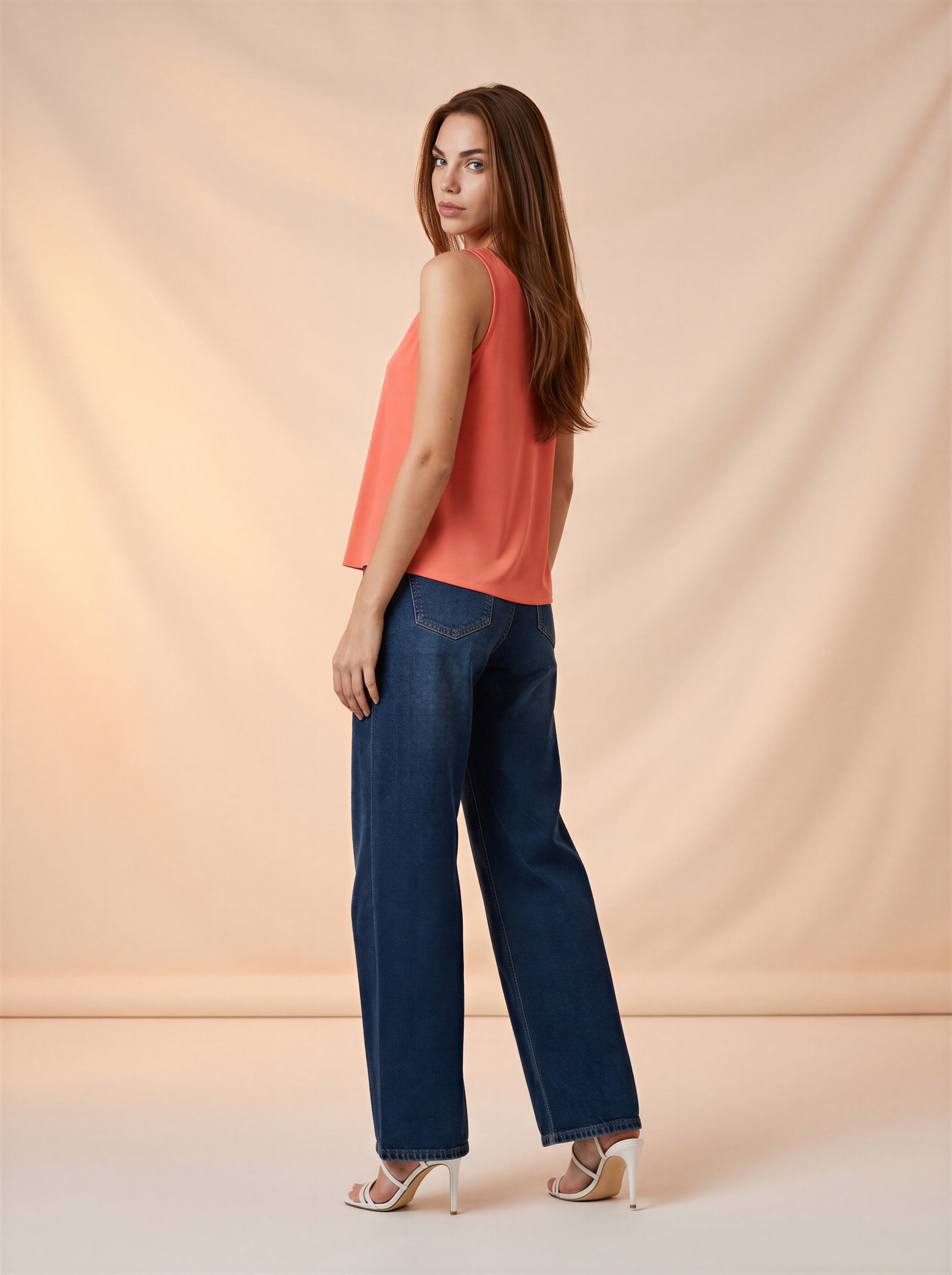 Wide Leg Azul Marino