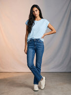 Jean Recto Azul Índigo MON-3098