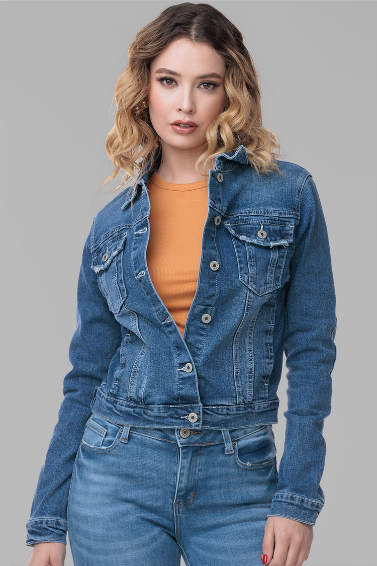 CHAQUETA MEZCLILLA FIT ICE - ESSENTIAL