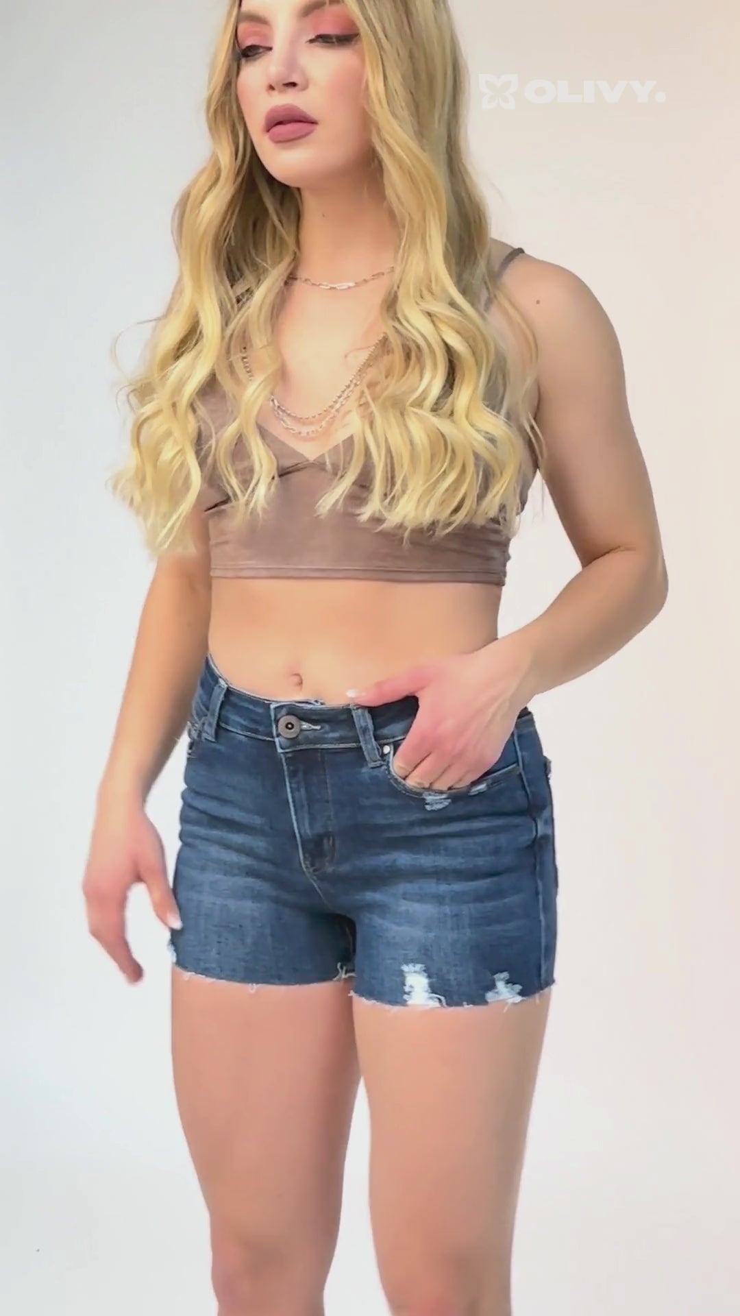 Short Fit Azul Mezclilla - Estilo Desenfadado