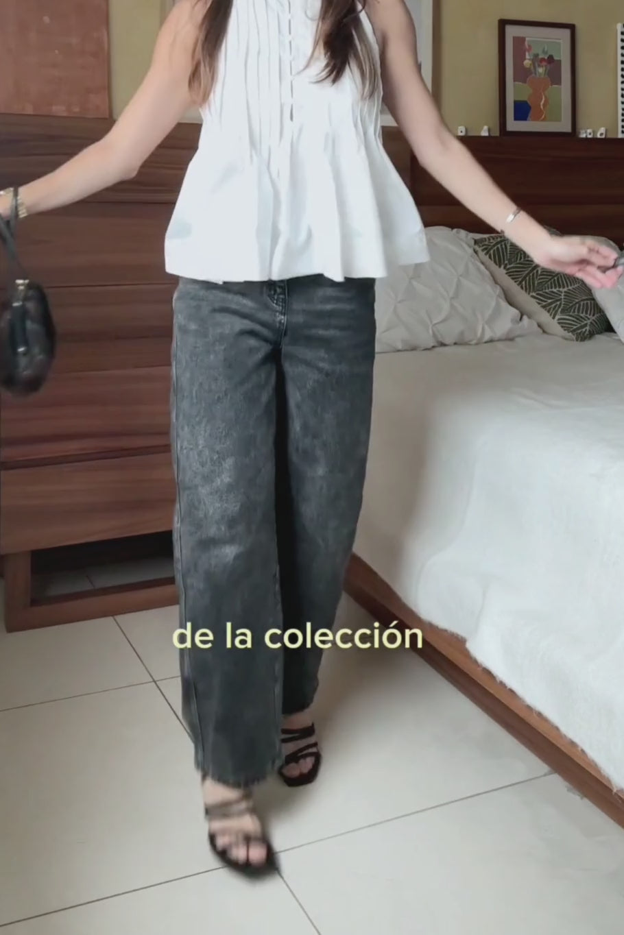 JEANS BARREL LAVADO GRIS - BASICS